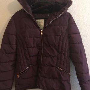 Purple puffy jacket